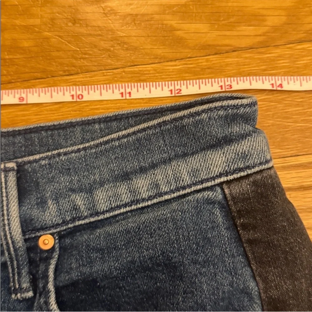 NWOT MOTHER LIL HALF PIPE FLOOD JEANS - Picture 8 of 9
